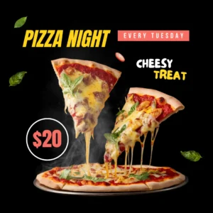 Every Tuesday, Pizza Night