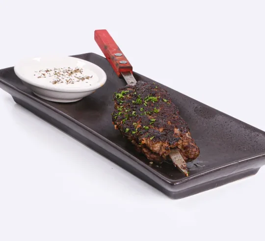 Eye Fillet served with Tahini Sauce (GF)