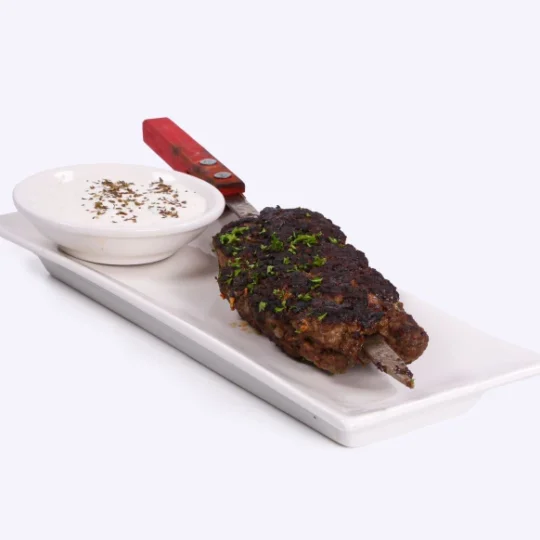 Beef kofta served with Tzatziki (GF)